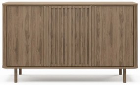 Cassettiera di colore naturale con effetto rovere 138x80x40 cm Salma – Marckeric