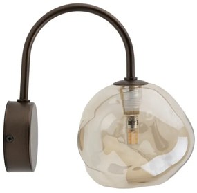 Applique LAVA 1xG9/8W/230V bronzo/fumé beige