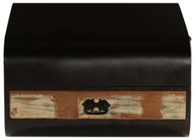Baule in Legno Massello di Recupero 60x60x35 cm
