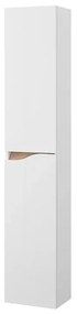 Pensile bagno sospeso 160 cm bianco e quercia Sumya