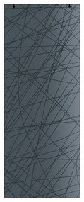 Anta per porta scorrevole Armonia in cristallo L 86 x H 215 cm reversibile