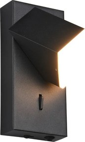 Applique nero opaco a LED Raglan - Trio