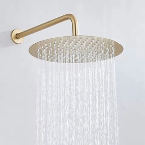 Soffione doccia Rea Gold Brush 25cm