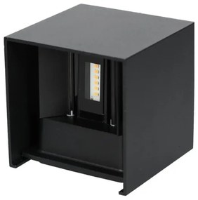 Applique a LED da esterno QUERK 2xLED/3W/230V 3000K IP54 nero