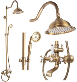 Set doccia REA BERGAMO antique bronze