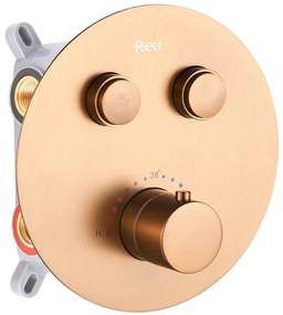Set doccia da incasso Rea LUNGO COPPER BRUSH  BOX