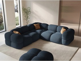 Divano angolare blu scuro Loretto – Cosmopolitan Design
