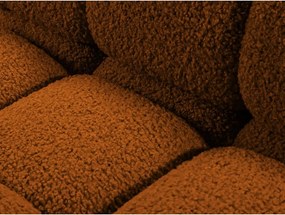 Modulo divano bouclé arancione (angolo destro) Bellis - Micadoni Home