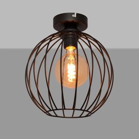 Surface-mounted lampadario MERCURE 1xE27/15W/230V d. 24 cm nero