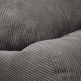 Pouf a sacco per bambini verde con rivestimento in velluto a coste Roll 80 – SLOWDOWN