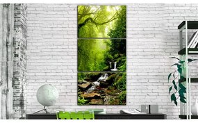 Quadro Brook among Trees  Colore Bianco, Dimensioni e Misure 60x120