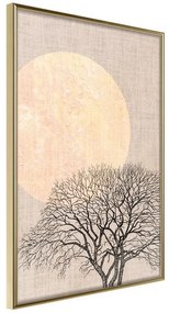 Poster  Tree in the Morning  Cornice Quadri Cornice d'oro, Larghezza x Altezza Home decor 20x30