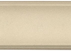 Piastrella battiscopa RACCORDO PAV/RIV in ceramica avorio L 26 x H 1.5 cm