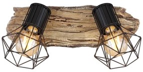 Globo 54017W-2 - Luce Spot PRISKA 2xE27/60W/230V