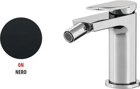 Rubinetto per bidet getto aerato Soffio GATTONI RUBINETTERIA nero opaco con piletta