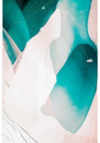 Stampa su tela – Astrazione della laguna blu