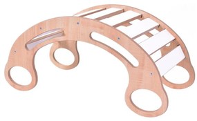 Altalena multifunzione Montessori bianco/acero