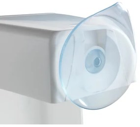 WENKO 73361100-Sgabello per vasca SECURA 40x31 cm bianco/trasparente