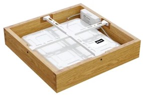 APLED - Plafoniera LED QUADRA LED/24W/230V quercia