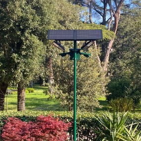 Faro Solare Led Potente Professionale 2480 Lumen con Illuminazione Programmabile
