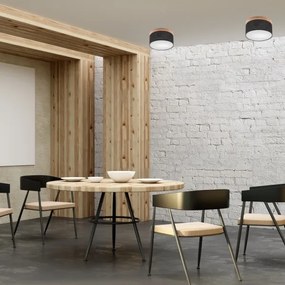 Brilagi - LED Plafoniera BELLADONNA 1xE27/15W/230V nero/quercia