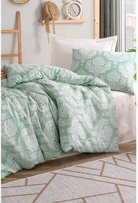 Biancheria da letto verde per letto singolo 140x200 cm Post – Mijolnir