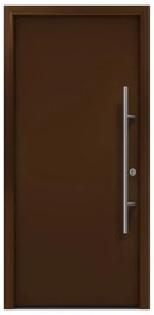 Portoncino d'ingresso in acciaio HORMANN ISO PRO SECUR L 90 x H 210 cm apertura tirare a destra