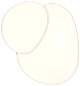 Plafoniera LED bianca 63,5x77 cm Rise - Trio