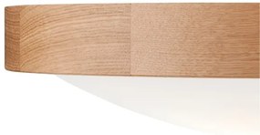 Plafoniera OAK SLIM 3×E27/60W/230V Quercia ø 47 cm