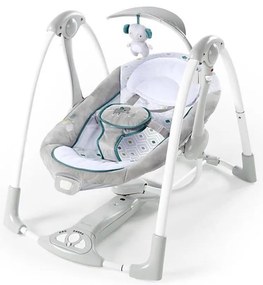 Ingenuity - Dondolo vibrante per bambini con melodia 2in1 NASH 4xLR20