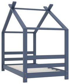 Giroletto per Bambini Grigio in Massello di Pino 70x140 cm