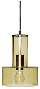 Lampada a sospensione in vetro verde ø 20 cm Ripple - Hübsch