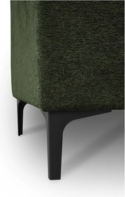 Divano verde con rivestimento in ciniglia 224 cm Copenhagen – Scandic