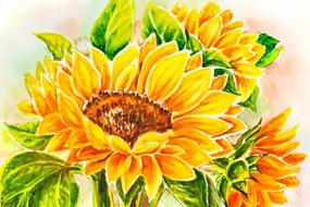 Stampa su tela – Splendido girasole