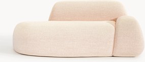 Divano 2 posti in bouclé con chaise longue Wolke