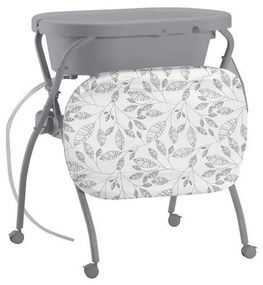 PETITE&amp;MARS - Fasciatoio con vasca da bagno SPA 3in1 grigio