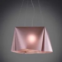 Lampadario a sospensione cinque luci luci WANDA in Polilux Rosa diametro 59x h31 cm