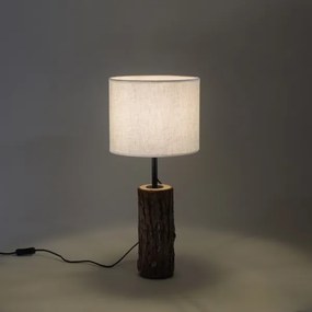 Leuchten Direkt 11233-79 - Lampada da tavolo BARK 1xE27/40W/230V