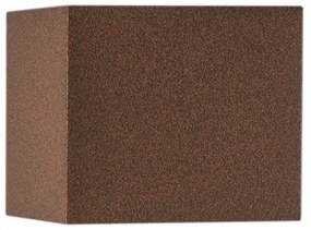 Lampada da parete industriale marrone ruggine IP44 - Baleno