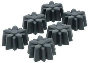 Set di stampi per muffi in silicone 6 pz Flower - Blomsterbergs
