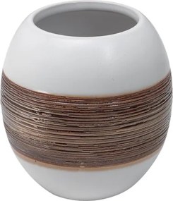 Gedy G-Alexia Portaspazzolino Bianco In Ceramica