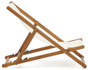 Kave Home - Amaca pieghevole da esterno Adredna in legno massello di acacia beige FSC 100%