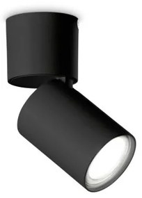 Lampada da soffitto toby pl1 nero