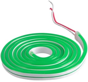 Striscia LED NEON 2 m LED/14W/12V IP65 verde