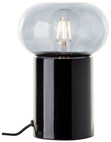 Brilliant - Lampada da tavolo KNUT 1xE27/25W/230V nero/limpido