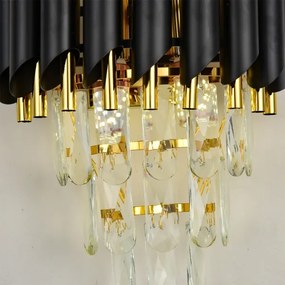 Brilagi - Applique ECLIPSE 2xE14/10W/230V nero/oro