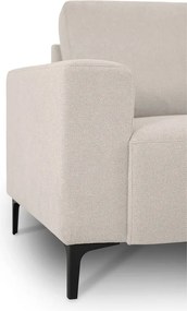 Divano angolare beige (con penisola a destra/a L) con rivestimento in ciniglia Fabian – Scandic