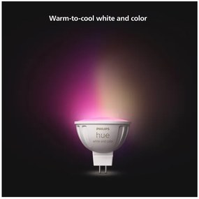 SET 2x Lampadina LED RGBW dimmerabile Philips Hue WACA GU5,3/MR16/6,3W/12V