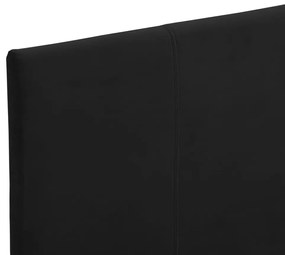 Giroletto nero in tessuto 90x200 cm