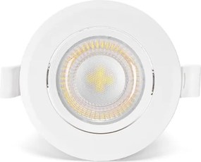 Aigostar - SET 3x faretti da incasso LED/5W/230V 6500K Ø 8,5 cm Bianco